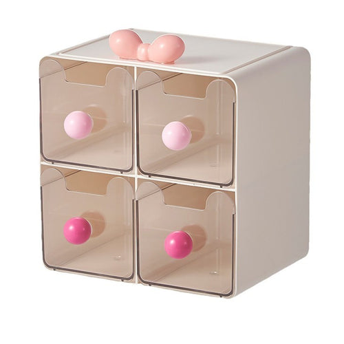 4 Grid Desktop Organizer Box for Office Supplies & Desk Items